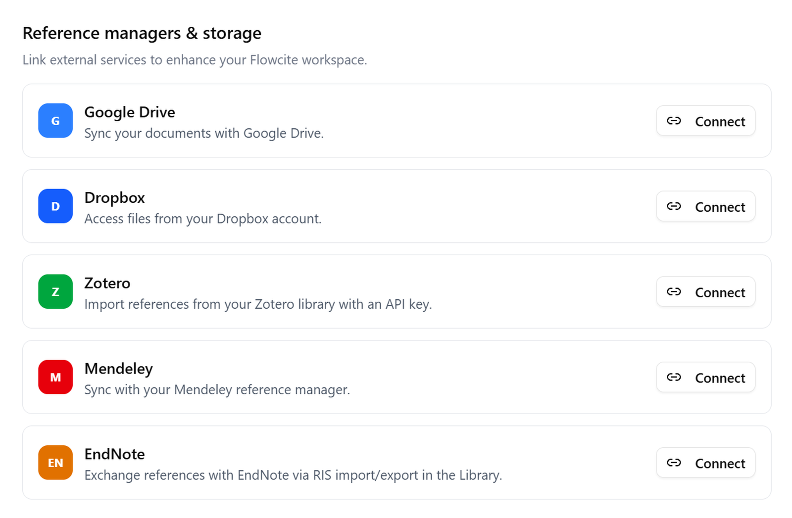 Flowcite integrations